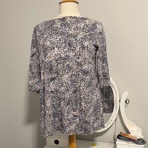 ❤️Elegant Women's Patterned Tunic - Black and White